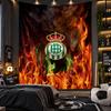 Wall Hanging Tapestry Real Betis Football Print Cloth for Living Room Bedroom Home Decor