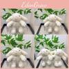 Adorable 18cm Cute Bunny Plush Keychain With Soft And Fluffy Short Plush Material