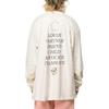 Vans Divine Energy Printed Crew Neck Long Sleeve T-Shirt Unisex Tops White VN0A7SN13KS