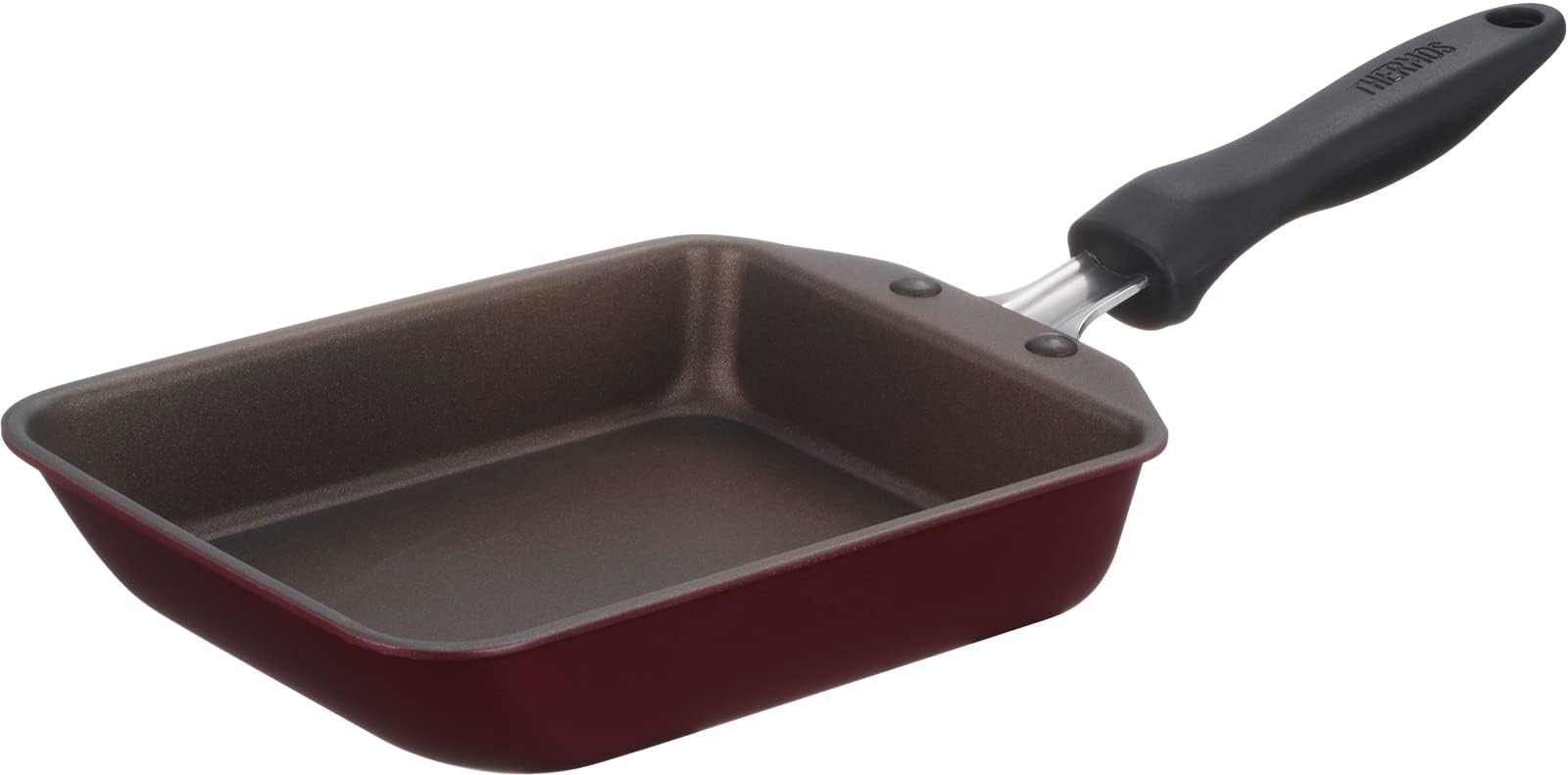 Thermos Durable Series Egg Roll Frying Pan 13cm Red IH Compatible R KFH-013E