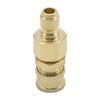 Pressure Washer Metal Joiner, 3/8 In Male and 1/4 In Female Quick Attach Adapter for Hose, Sprayer Tube, Nozzle and Outdoor Cleaning Equipment Use
