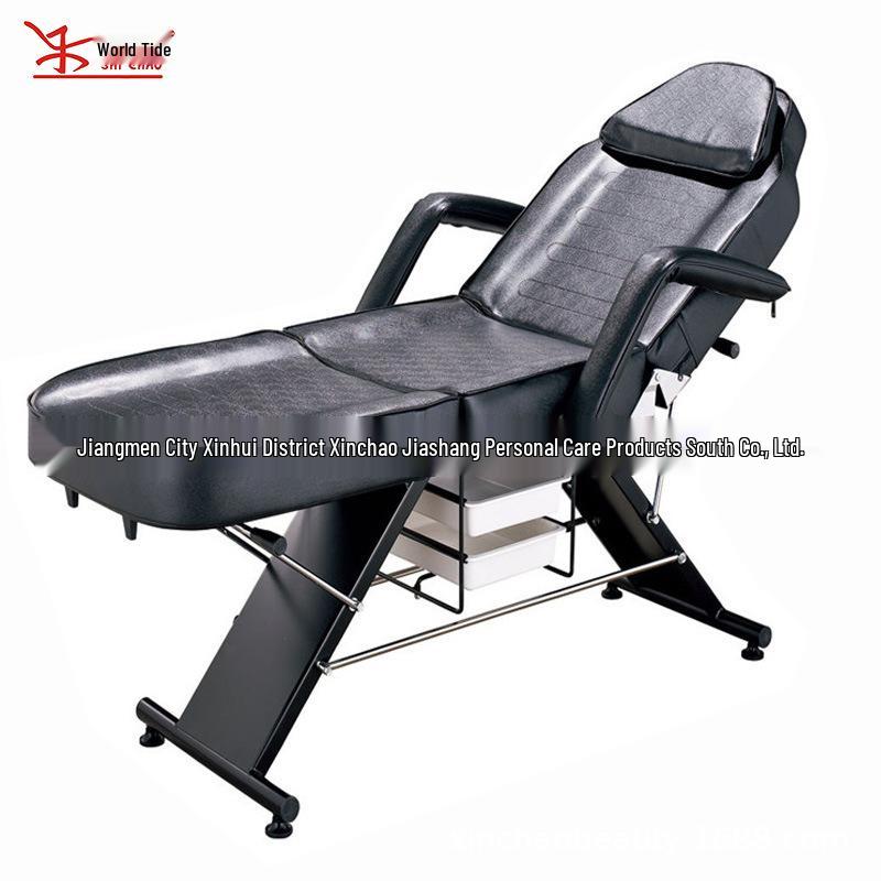 Multifunctional Beauty Bed for Massage, Tattoo, Manicure & Acupuncture - Widened, Foldable, Iron Plate Design
