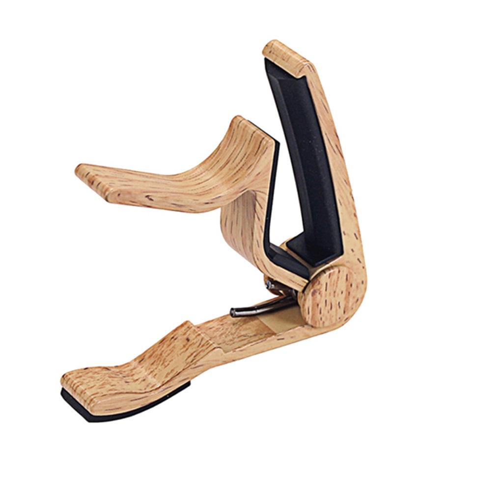 Hot Sale Acoustic Guitar Capo Wood Grain Capo Ukulele Metal Capo Guitar Capo