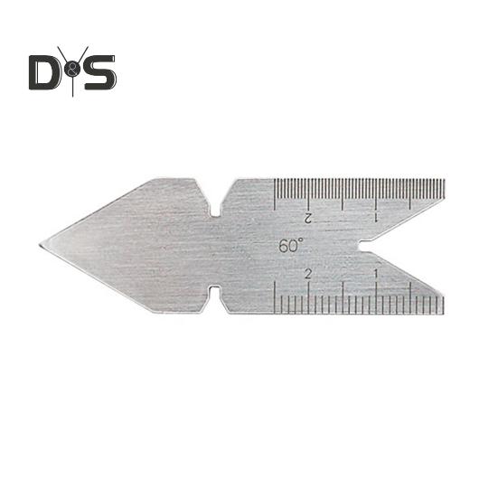 

Центровочный калибр Fishtail из нержавеющей стали с шагом резьбы 55/60 градусов, режущий калибр для токарного станка, инструмент для измерения метрических винтов по металлу, Америка B