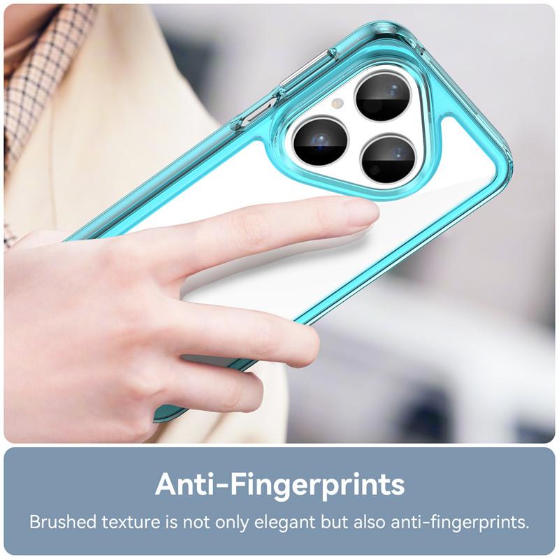 For Huawei Pura 80 Case Huawei Pura 80 Cover TPU Border Acrylic Backplane Bumper Protective Phone Cases For Huawei Pura 80 Funda