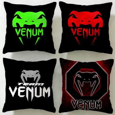 Popular Sports Brand VENUM Cushion Cover Soft & Easy-Wash Pillow Case – Versatile for Couch, Bed, Travel and Office