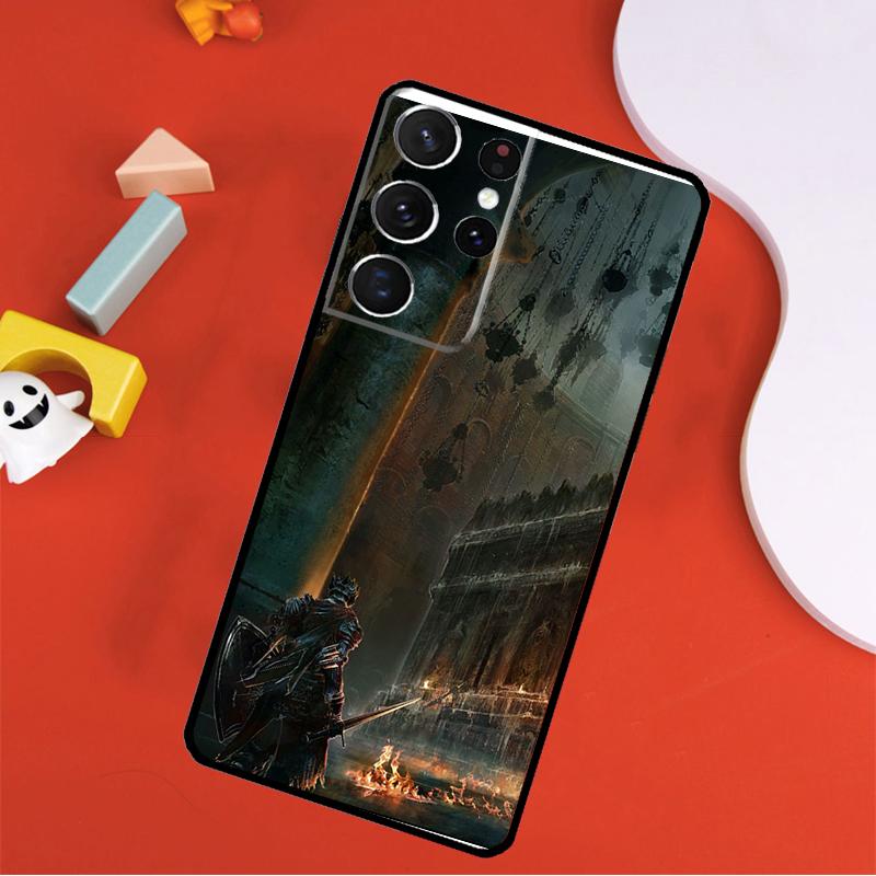 Dark Souls Case For Samsung Galaxy S23 S22 Ultra S8 S9 S10 Plus Note 10 20 Ultra S20 S21 FE Phone Cover