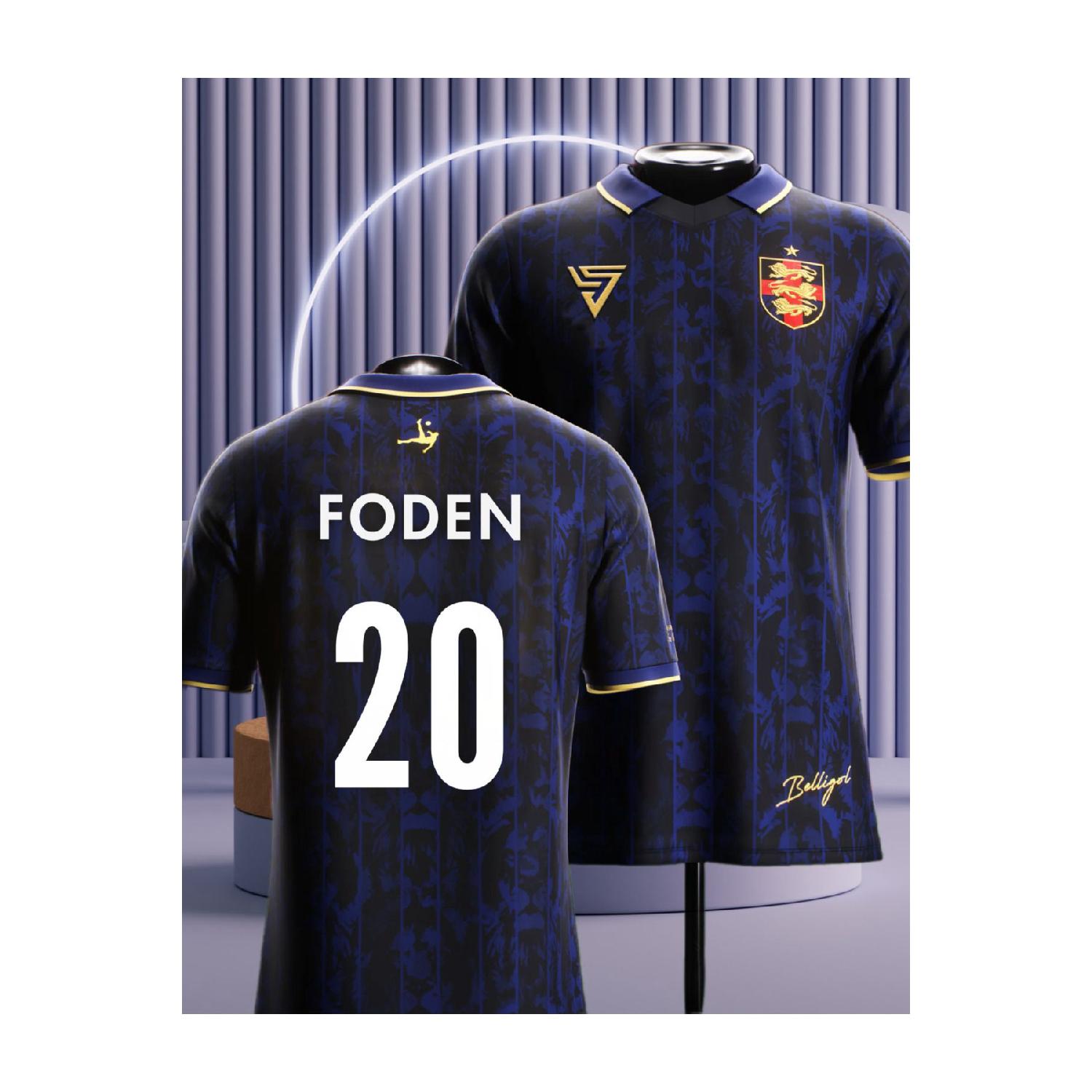 

Джерси специального дизайна Foden England S синий белл