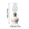 A Set Lamps Study Bedroom Ceramic Ghee Lamps Hand-Painted Flowers Night Lamp New Chinese Style Paraffin Lamps Vintage