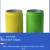 Circular Pattern Tea Storage Box Thickened Metal Storage Can Mini Tea Sealed Jar  Household Use