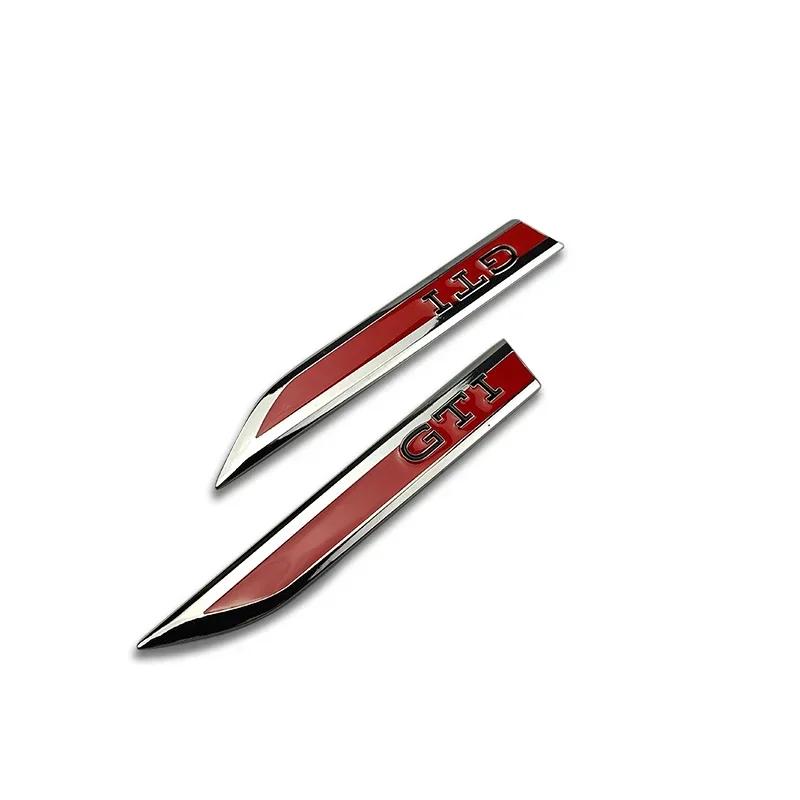 2026 Hot Sticker 2Pcs Metal Car Side Fender Bumper Strip Protective Sticker for Volkswagen GTI Golf 2 3 4 5 6 7 MK2 MK3 MK4 MK5