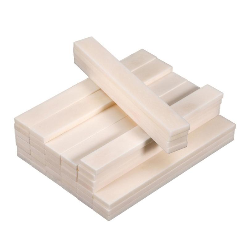 Acoustic Guitar Bone Blanks Saddle Lightweight Durable Guitar Bridge Saddle Blank DIY Stringed Instrument Supplies
