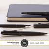 CROSS Bailey Ballpoint Matte Black Genuine Imported Product Pen, Oil-Based, Lacquer, NAT0452-19,