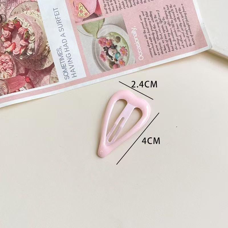 Colorful Dopamine Cute Kids' Korean Style Candy Hair Clip, 4cm