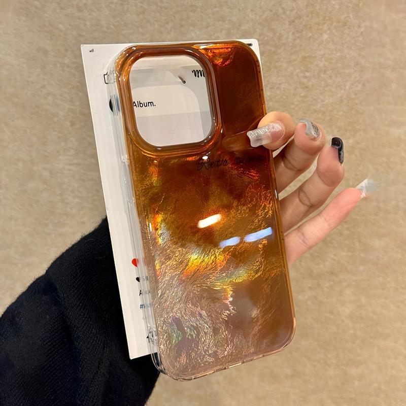 Gradient Orange English Vortex Pattern Phone Case For iPhone 17 16 15 14 13 12 11 Pro Max XS XR X 7 8 Plus Silicone Soft Cover