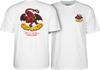 Powell Peralta Steve Caballero RED DRAGON II Tričko na skateboard BÍLÉ Unisex Tričko