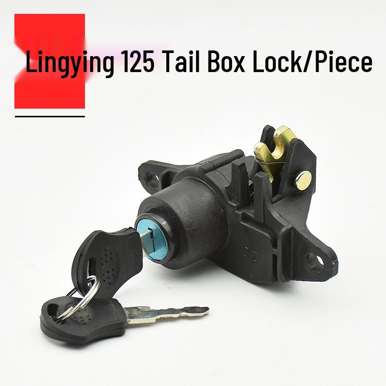

Lingying 125 Мотоцикл ZY125 Замок заднего багажника для багажного бокса на электромобилях и скутерах