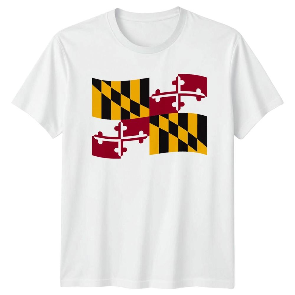 Maryland Flag State Love TShirt State Flag Maryland Pride Birthday Gift For Him S