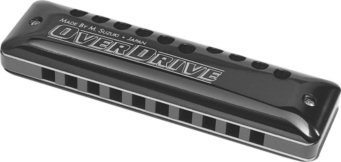 

SUZUKI 10 hole harmonica OVER DRIVE MR-300 D key