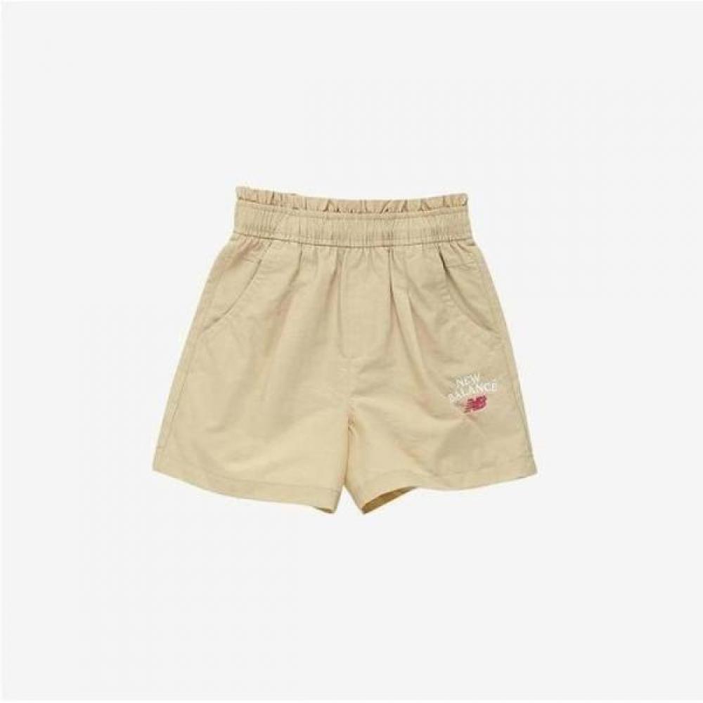 

New Balance Шорты для девочек Skies Nbgc Life с высокой талией Nk9ve2801g бежевые (35)Beige/110