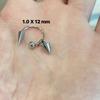 Fashion Punk Rivet Goth Earrings Women Cone Pendant Earrings Geometric Punk Style Hip-Hop Dangle Earrings