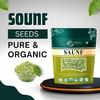 BrijBooti Fennel Seeds - Saunf Moti 100 Gr | Natural Saunf No Artificial Colours and Preservatives | FSSAI, GMP, ISO Certified
