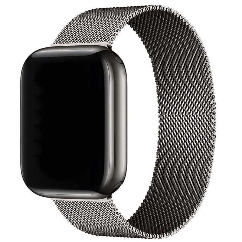 Compatibil cu Apple Watch S10 Brățară Magnetică din Oțel Milanese pentru iWatch 5-9 SE.