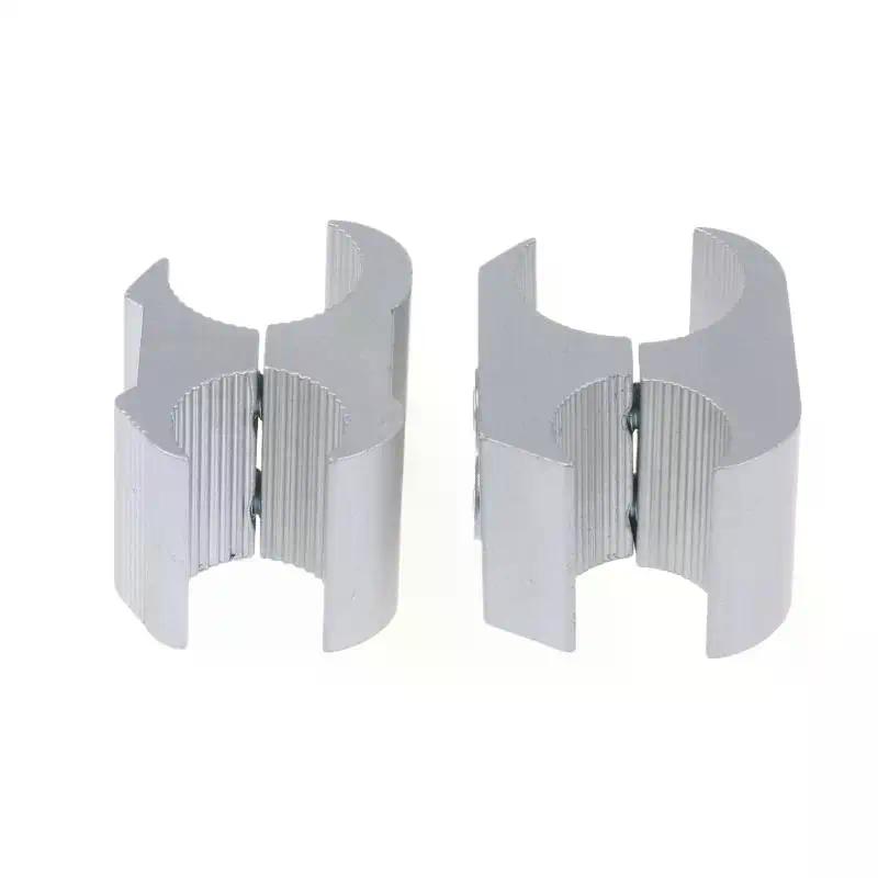 Universal Aluminum Alloy Pipe Clamp for Wheelchair Frames, Quick-Install & Heavy-Duty Safety Connector