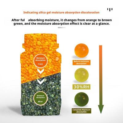 500g Blue/Orange Waterproof Reusable Silica Gel Beads Bottles Moisture Absorber Electronic Product Desiccant Dehumidifie