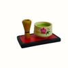 Koteta Japan Style Shiba Inu Drink Tea Figure Scene Decoration Summer Series Resin Craft Home Decor Kids Collectible Ornament