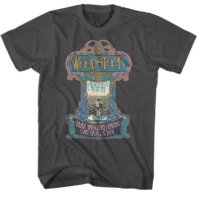 Woodstock Nouveau Affiche Fumée Musique T-shirt Unisexe