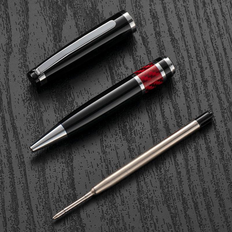Creative Design High Quality Rotating Metal 1.0mm Signature Pen, Business Office Ballpoint Pen, Daily Office Learning Writing Pen