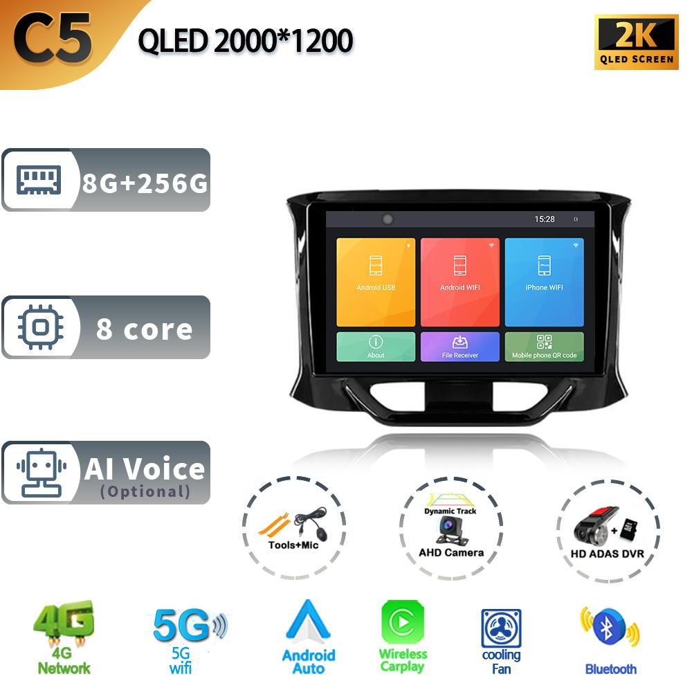 Android 13 Wireless CarPlay Auto Car Radio For LADA Xray X-ray 2015-2019 Multimedia 4G WIFI GPS Navigation Screen