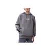 Li Ning Sports Lifestyle Series Solid Color Loose Fit Hooded Pullover Long Sleeve Sweatshirt Unisex sweatshirt Nine-Degrees-Gray AWDR498-10