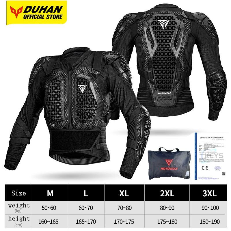 Motorradjacke Herren Moto Körperschutz Motocross Rennjacke CE-Zulassung Motorrad Moto Schutzausrüstung