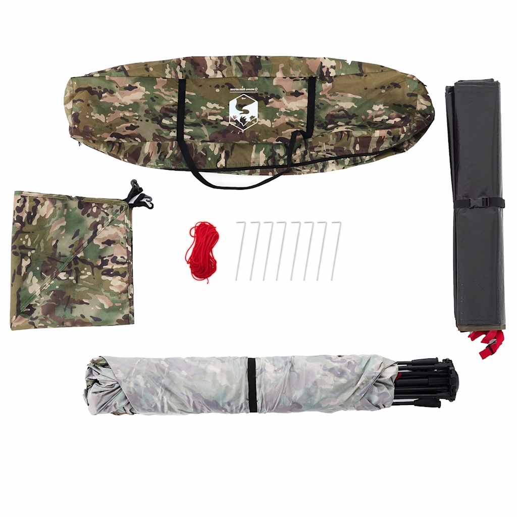 Fishing Tent for 4 Persons Camouflage Pattern Quick Release