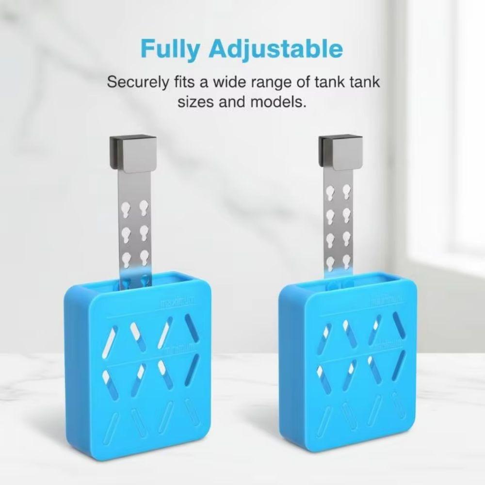 Silicone Toilet Tank Cleaning Tablet Holder Toilet Bleach Tablet Storage Rack  Bowl Cleaner Storage