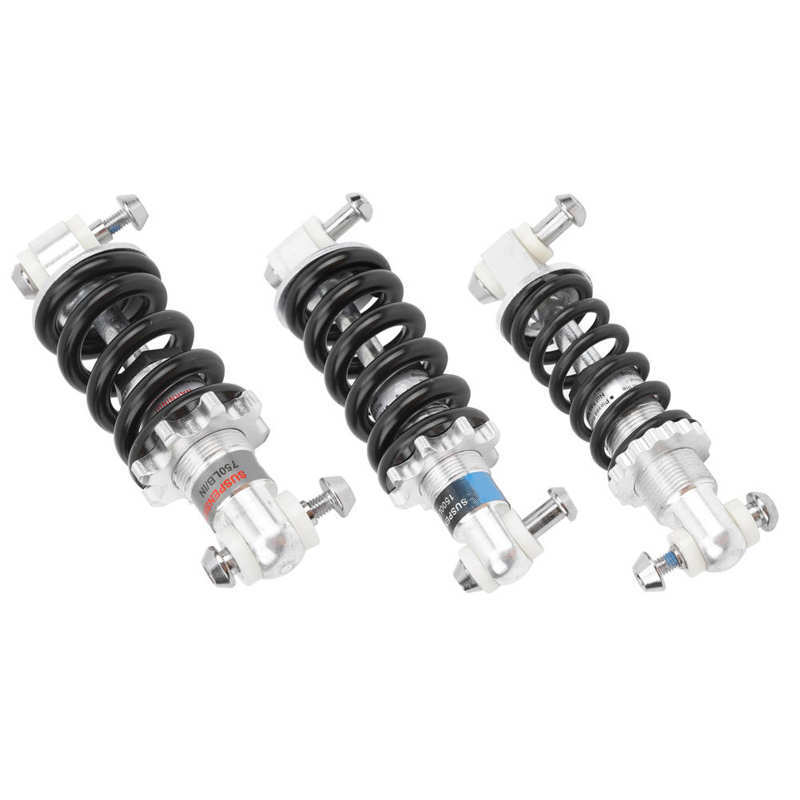 Bike Rear Suspension Damper Spring Bike Shock Struts Coil Spring Shocks Absorber Suspension Damper 150mm Steel