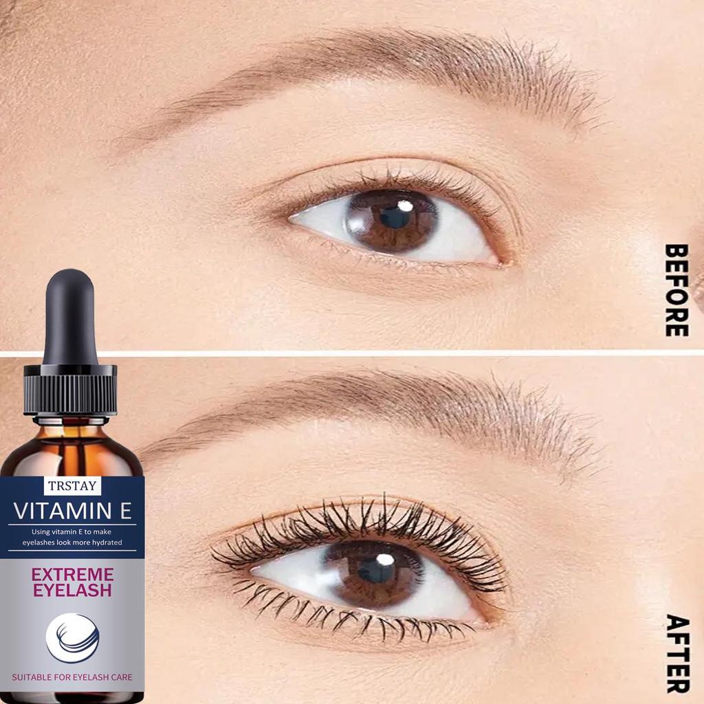 Tekutá péče o obočí přírodní hustá ondulace štíhlé pánské a dámské řasy a obočí štíhlé husté husté obočí tekuté