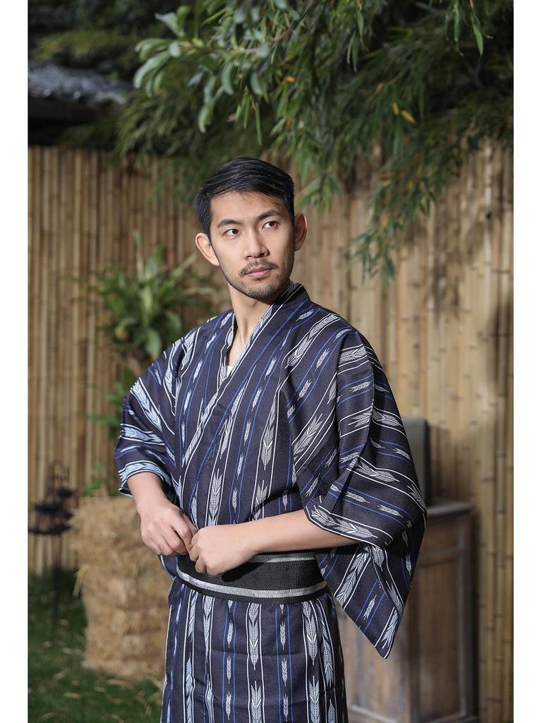 Pánské tradiční japonské kimono - Nežehlivé, Ideální na cestování a fotografování