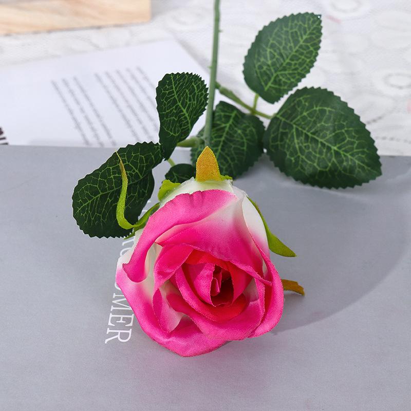 Artificial Rose Flowers Table Decoration, Fake Flower, Silk Flowers For Home Room Decor Wedding Decoration DIY