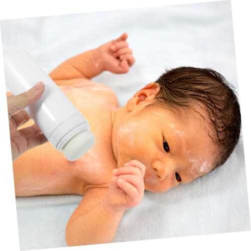 Vaguelly Powder Puff Box, Toddler Powder Storage Bottle, Talcum Powder Puff, Body Powder Holder, Travel Compact Design, Loose Powder Container, Colors