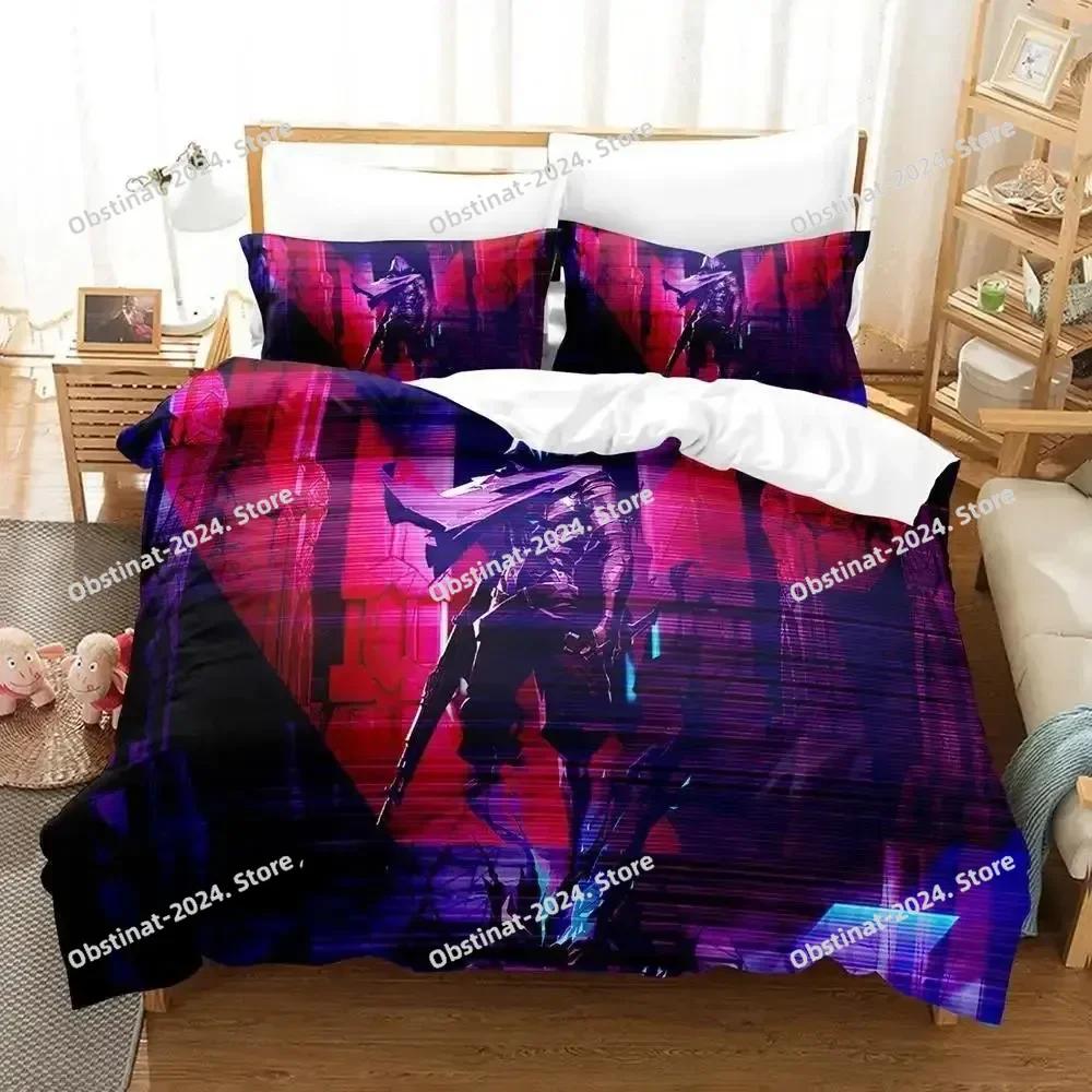 3d Game Jett Valorant Bedding Set Duvet Cover Full Queen King Size Pillowcase Bed Printed Bed Set Aldult Kid Bedroom Single Twin