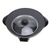 Hot Pot Elektrischer Grill Runder Koreanischer BBQ Grill Hotpot Elektrischer Rauchloser Grill für Zuhause Familienparty Treffen US-Stecker 110V