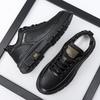 Foreign Trade Men's Shoes 2025 New Tooling Board Shoes Men's Non-slip Casual Leather Shoes British Style Retro Low-top Martin Boots