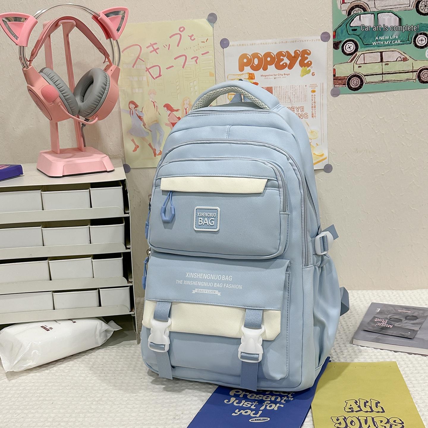 

High-Value Women s Student Backpack - Sleek, Versatile Schoolbag for Elementary to High School, Multi-Functional Computer Bag