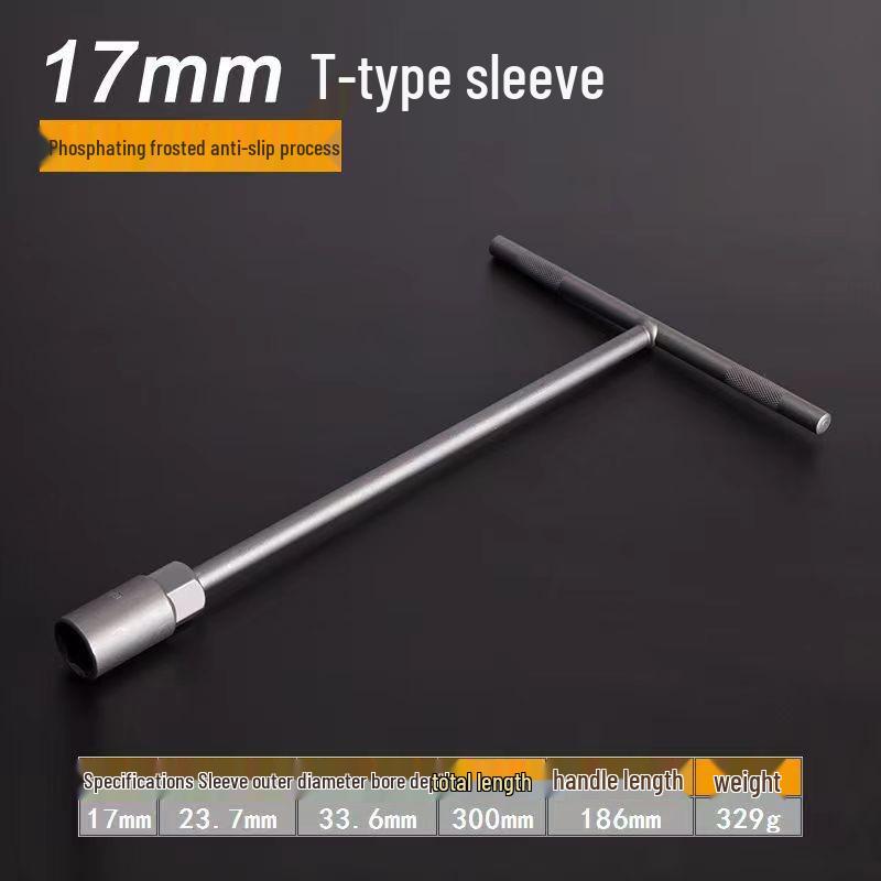 Motorcycle T-Handle Hex Socket Wrench, 6/7/8/10/14/17mm