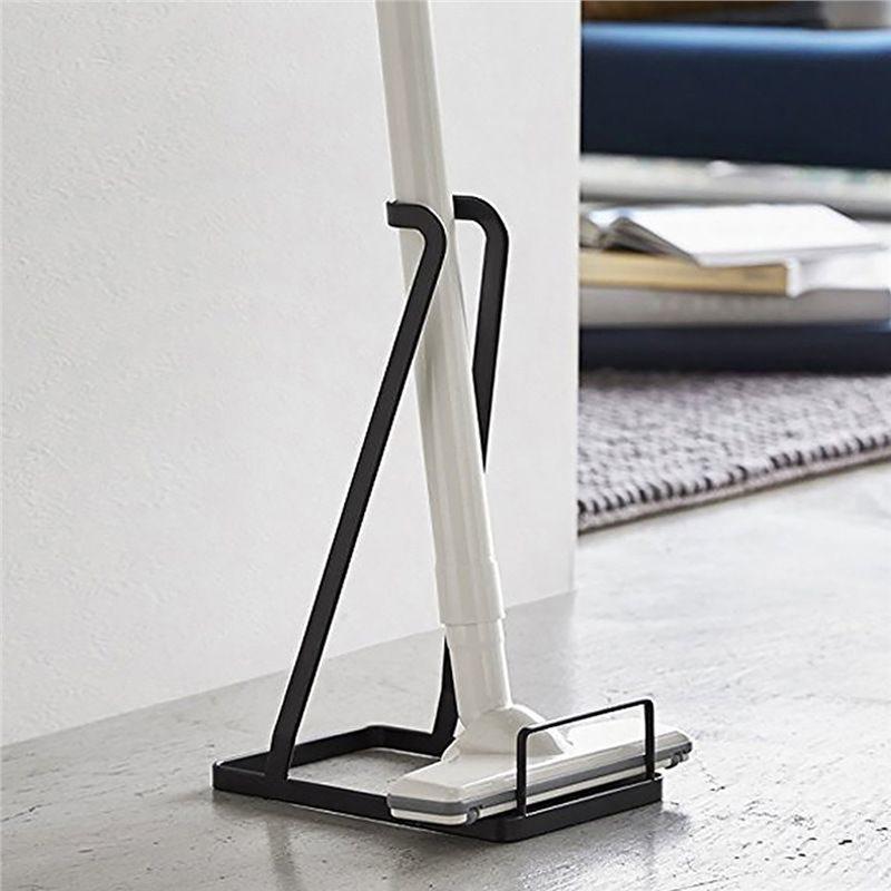 Metal Vacuum Cleaner Bracket Holder Floor Stand Storage Vertical Dust Collector Storage Rack Mop Hanger Kitchen Home