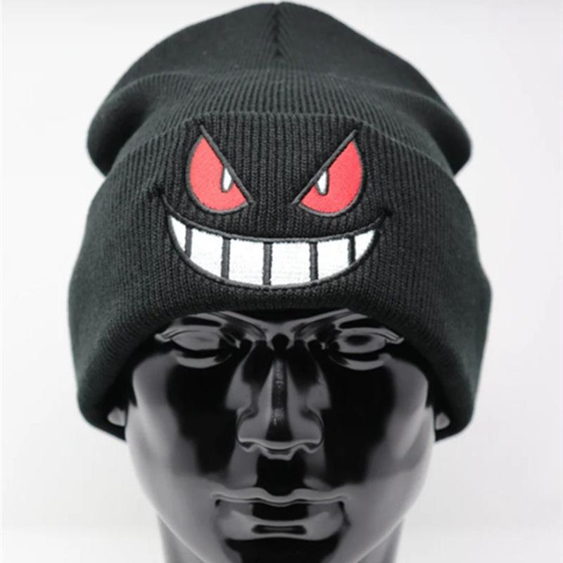 New Adult Knitted Hat Literary Retro Autumn and Winter Warm Wool Ball Pullover Hat and Scarf All In One