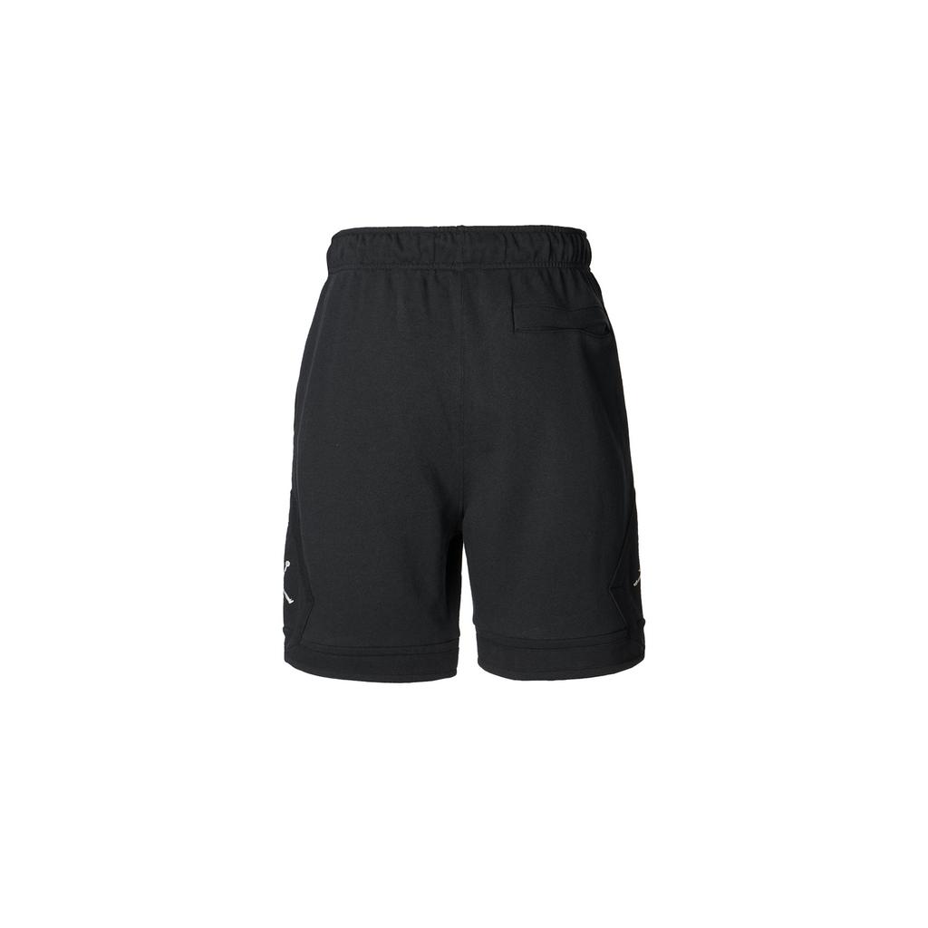 Jordan Solid Color Logo Drawstring Shorts Men Bottoms Black DQ7473-010